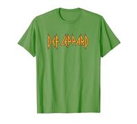 Def Leppard - Classic Logo T-Shirt, Men, Grass Green, Medium