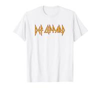 Def Leppard - Classic Logo T-Shirt, Men, White, 3X-Large