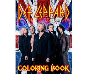 Def Leppard Coloring Book: Def Leppard Awesome Coloring Books For Adults, Boys, Girls Color To Relax