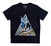 Def Leppard Distressed Triangle T-Shirt in Navy | Size: XL Def Leppard Navy XL