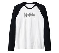 Def Leppard - Hollow (Black) Raglan Baseball Tee