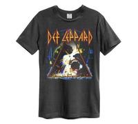 DEF LEPPARD HYSTERIA AMPLIFIED VINTAGE CHARCOAL LARGE - T-shirt