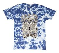 Def Leppard Love Bites Official Tee T-Shirt Mens Unisex (X-Large) Blue