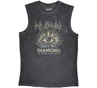 Def Leppard Men's Diamond Star Halos Tank Top in Charcoal | Size: Medium Def Leppard Charcoal M