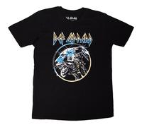 Def Leppard Men's Metal Leopard T-Shirt in Black | Size: Medium Def Leppard Black M