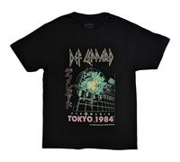 Def Leppard Men's Tokyo T-Shirt in Black | Size: Medium Def Leppard Black M