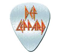 Def Leppard Pick Band Logo Pin Badge One Size