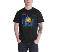 Def Leppard Pyromania T-Shirt in Black | Size: Large Def Leppard Black L