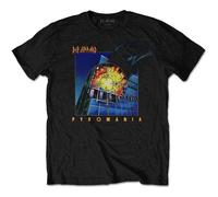 Def Leppard Pyromania T-Shirt in Black | Size: Small Def Leppard Black S
