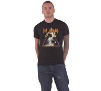 Def Leppard T Shirt Hysteria Band Logo Official Mens Black L