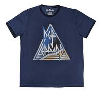 Def Leppard Triangle Logo Ringer T Shirt XL