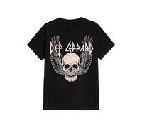 Def Leppard - Winged Skull - T-Shirt - black - M - 100% Cotton M