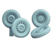 Def Model 1/35 WW2 Germany Tripppel SG.6 Amphibious Vehicles Deffect Self-deformed Tire Set (for Dassverk) Parts for Plastic Models DW30075 (Combat Vehicle)