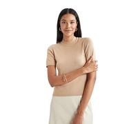 DeFacto Women's A4737ax Blouse, Beige, XL