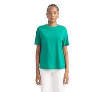 DeFacto Women's B0642ax T-Shirt, Green, Large