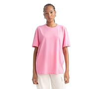 DeFacto Women's B0648ax T-Shirt, Pink, M