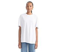 DeFacto Women's B0648ax T-Shirt, White, XL