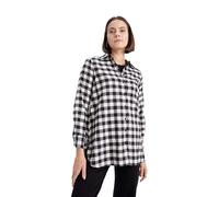 DeFacto Women's Y2374AZ Tunic Shirt, Black, XL