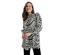 DeFacto Women's Z5838AZ Tunic Shirt, Black, 3XL