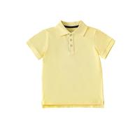 DEFAHN Yellow Unisex Polo Short School Polo T Shirts Boys Girls Uniform Plain Short Sleeve Shirts Sports Wear Indoor Outdoor Age 2-10 Years（Yellow，7T