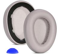 defean Ear Pads Compatible with JLAB JBuds Lux ANC Wireless Headphones,Ear Pads with Softer Leather, Noise Isolation Foam,Replacement Earpads Ear Cushions (Mauve)