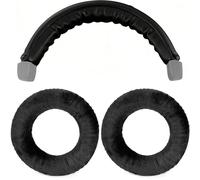 Defean Replacement Cushions Kit 2 IN1 Ear Pads + Headband Compatible with Beyerdynamic DT770/DT770M/DT770Pro/DT770 Pro HT/DT790/DT797/DT880/DT880 Pro/DT880 Pro Headphones (Black)