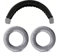 Defean Replacement Cushions Kit 2 IN1 Ear Pads + Headband Compatible with Beyerdynamic DT770/DT770M/DT770Pro/DT770 Pro HT/DT790/DT797/DT880/DT880 Pro/DT880 Pro Headphones (Silver)