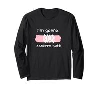 Defeat Beat Kick Childhood Cancer Butt Awareness Day Month Long Sleeve T-Shirt