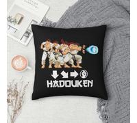 Defeated Portraits Super Street Fighter Square Pillowcase Cushion Cover Pillow Case Throw Pillow Cover for Home Bedroom Car