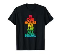 Defected In Our House We Are All Equal Rainbow T-Shirt
