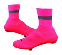 Defeet Slipstream Reflective 4" Oversock - Hi Viz Pink / L/XL