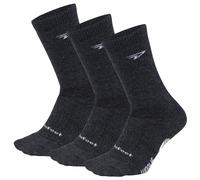 DEFEET | Woolie Boolie 6" Cycling Socks | For Biking, Running, & Everyday Adventures, Charcoal (3-pack), Medium
