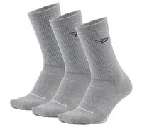 Defeet | Woolie Boolie 6" Cycling Socks | For Biking, Running, & Everyday Adventures, Lead (3-pack), Small