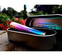 Defence Line Deep Laser Engraved Personalised Rainbow Metal Clipper Lighter - Engraving Included - Perfect for Birthdays, Weddings, Valentines