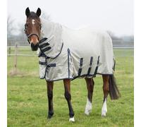 Defencex Shield Rain-Repel Mesh Combi Fly Rug - 5'0 · Grey/Navy
