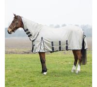 Defencex Shield Rain-Repel Mesh Combi Fly Rug - 6'9 · Grey/Navy