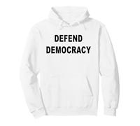 DEFEND DEMOCRACY BOLD MESSAGE Pullover Hoodie