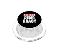DEFEND DEMOCRACY Bold PopSockets PopGrip for MagSafe