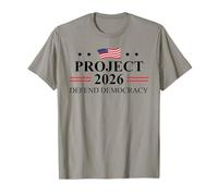 Defend Democracy Project 2026 Protest Sign Fight Oligarchy T-Shirt