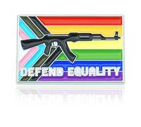 DEFEND EQUALITY Progress Pride Pins Enamel Lapel Pins LGBT Rainbow Pride Pin Doctor Nurse Student Ally Brooch Pin Badge Pin for Shirt Backpack Decorative Accessories Gift, Metal, no gemstone
