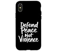 Defend Peace. Not Violence Peace Advocacy Case for iPhone X/XS