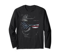 Defend THE LINE Patriotic Military Long Sleeve T-Shirt