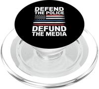 Defend The Police Defund The Media PopSockets PopGrip for MagSafe