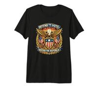 Defend The Vote Defend The Republic Eagle Crest Premium T-Shirt