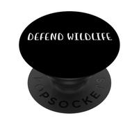 Defend Wildlife Environmental Statement Nature Conservation PopSockets Adhesive PopGrip