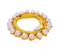 Defender 100W 20-Light LED Encapsulated Festoon String Lights 110V 50mtr