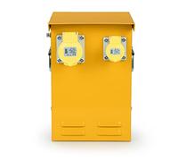 Defender Metal Heater Transformer - 3kVA 110V 16A/32A - Yellow