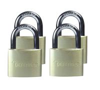 DEFENDER - Aluminium Padlock Keyed Alike Quad Pack 40mm
