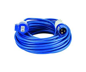 Defender Arctic Extension Lead Blue 2.5mm2 16A 25m 230V (E85234)