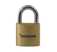 Defender - Brass Padlock 30mm Keyed Alike
